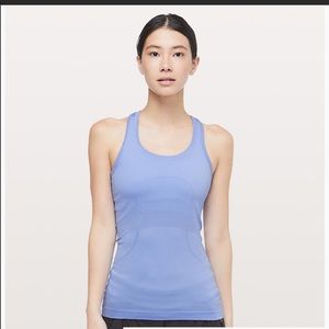 *Blue Snake Skin* lululemon swiftly tech tank sz 6